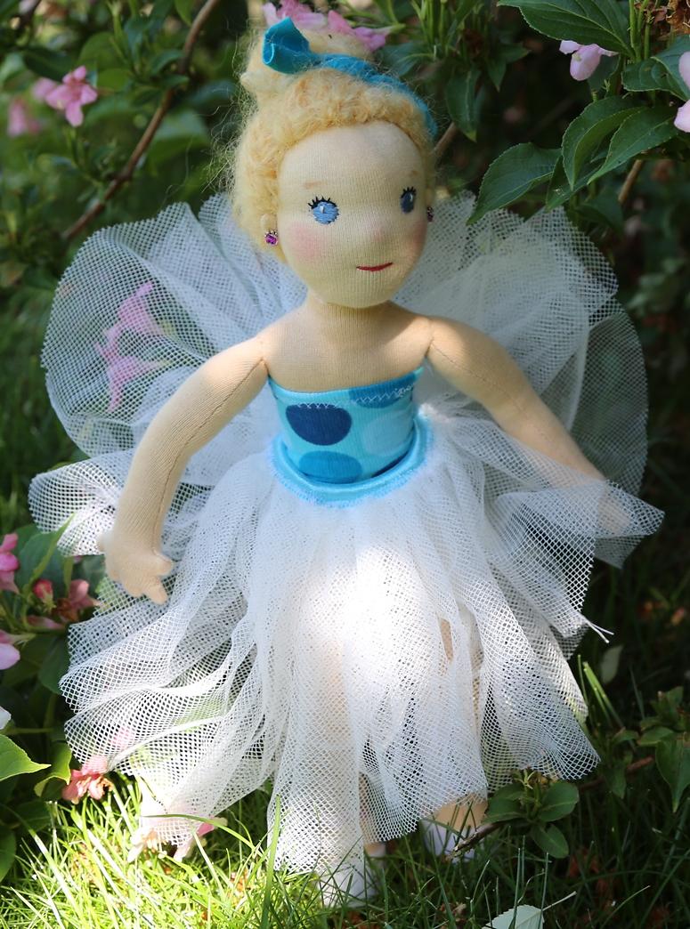 panenka baletka s drdůlkem a tylovou sukní, ekopanenky, panenky s duší