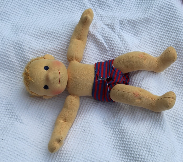 miminko chlapeček - ručně šitá panenka ekopanenky