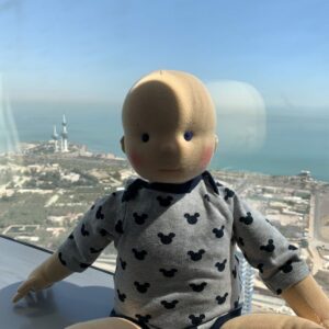 demo panenka v nejvyšším mrakodrapu v Kuvajtu