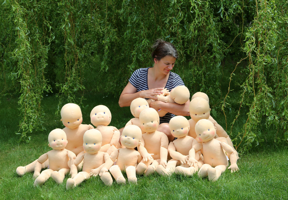 fyzio panenky, demo panenky, ručně šité panenky pro fyzioterapeuty