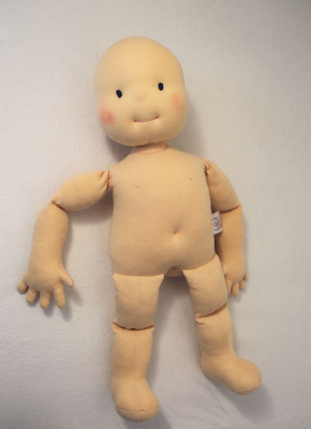 Fyziopanenka špunt, panenka 50 cm vysoká plněná umělým vláknem