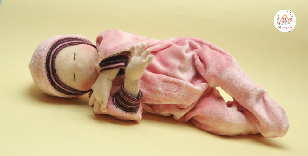 Nedonošené miminko, nedonošeňátko, panenka, látková panenka, ekopanenky, panenky s dučí, minita, 