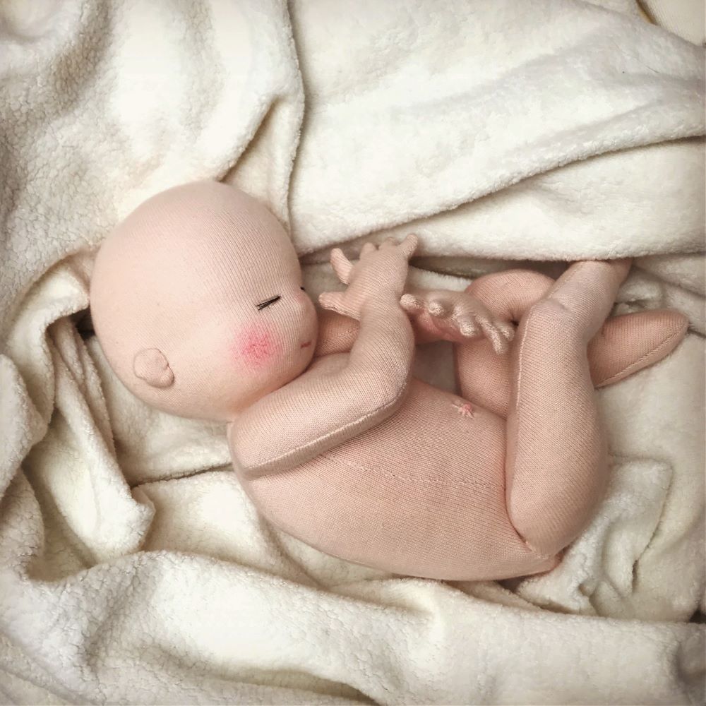 Nedonošené miminko, preemie, terapeutická panenka, látková panenka, ekopanenky, panenky s duší, Tereza Jarošová