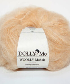 DollyMo, Woolly Mohair, strawberry blodne, mohérová příze na panenky, vlásky
