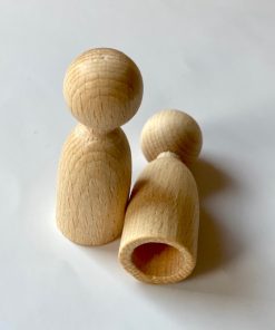 dřevěný prstový maňásek