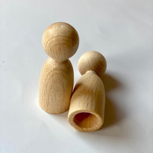 dřevěný prstový maňásek