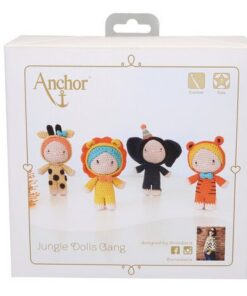Háčkovací souprava panenky, doll gang, anchor
