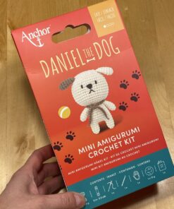 Sada na háčkování pejsek Daniel + návod v ČJ (obtížnost: snadné)