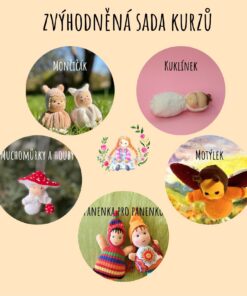 sada videokurzů na panenky 3+2 zdarma ekopanenky.cz